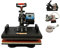 Transferpresse 5 in 1 Textilpresse 38x30cm Hitzepresse 1000W T-Shirt Heat Press 360 Grad Schwenkbar DIY Mulitifunktional Heißpressmaschine Sublimation Wärmepresse mit Doppelte Digitalanzeige