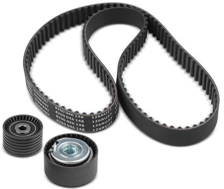 Frankberg Zahnriemensatz Zahnriemen Kompatibel mit Clio III BR0/1 CR0/1 2.0L 2006-2012 Espace IV JK0/1 2.0L 2002-Heute Laguna II BG0/1 1.8L 2.0L 2001-2007 Replace# VKMA06104