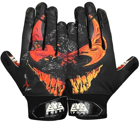 Exotic American Football Vone Gloves for Mens (Medium)