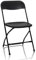 hjh OFFICE Klappstuhl bis 190kg belastbar TUDELA XXL B Campingstuhl klappbar, Indoor- und Outdoor Faltstuhl, Schwarz