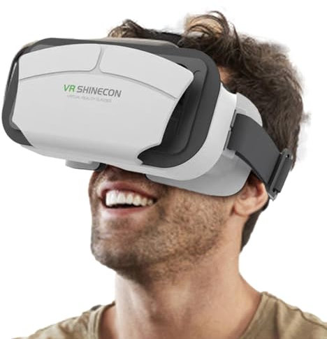 VR headset | Clear Virtual Reality headset for VR games and 3D movies, comfortable VR glasses/glasses suitable for all smartphones with 4.5 - 7.0 inch screen