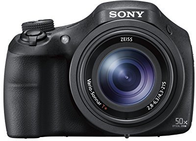 Sony DSC-HX350 Digital Compact Bridge Camera with 50x Optical Zoom - Black (Renewed)