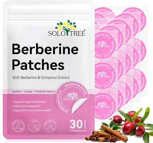 Patch Di Berberina Per L'Equilibrio Metabolico, Supporto Alla Forma Sana, Supporto Al Metabolismo Adesivi Per La Pelle Della Pancia Tutta La Pelle | 30Pcs Per Pack