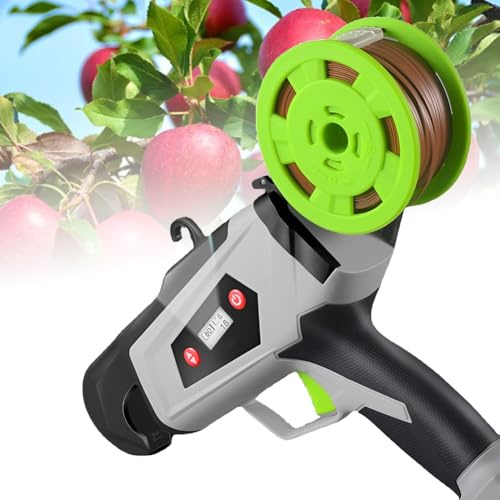 MYXJX Máquina atadora de Plantas, Máquina de Atado Cinta inalámbrica for jardín, viñedo, portátil, for hortalizas Invernadero, diámetro 25 mm
