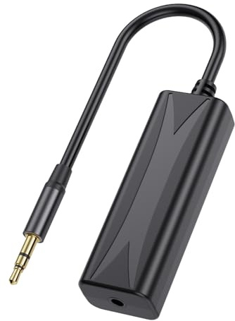 VIEVRE Filtre antiparasite Ground Loop Isolator pour système stéréo domestique/haut-parleur Bluetooth, filtre jack 3,5 avec câble audio de 3,5 mm, filtre antiparasite pour radio de voiture, filtre