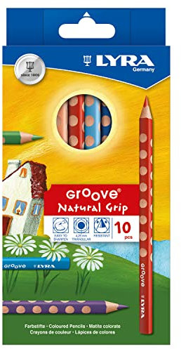 LYRA Groove Kartonetui mit 10 Farbstiften, Sortiert, 3811100