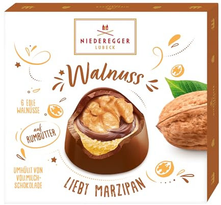 Niederegger Marzipan Pralinés Walnuss 102g