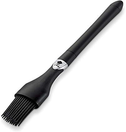 Weber 6661 Premium Grillpinsel, Pinsel mit Silikonborsten, Marinieren