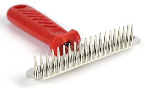 Boowhol Hundebürsten Katzenbürsten Haustierkamm Fellpflege Haustierpflege Massage-Kämmen für Hunde & Katze Unterfellbürste