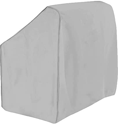 Båtcenterkonsolskydd, 600D marinkvalitet polyesterduk, vattentät, grå (medelstorlek upp till 102 cm B 76 cm L 112 cm H)
