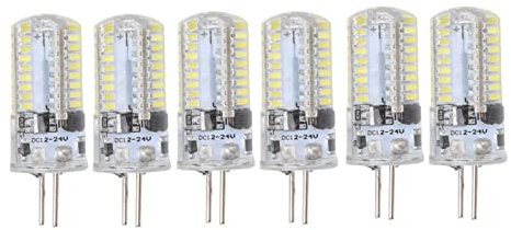 6 Uds GY6.35 Bombillas LED 5W AC 12V Blanco Cálido 2700 a 3000K Blanco 6000 a 6500K 500LM 72LED Bombillas para Hogar Oficina Bombillas LED Bombillas LED(#2)