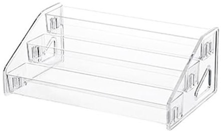 Sharplace Présentoir Transparent pour Vernis à Ongles, étagère de Rangement pour Vernis à Ongles, Organisateur de Maquillage pour Vernis à Ongles, 3 Niveaux