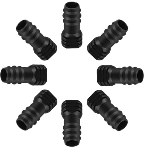 QUARKZMAN Púa Goteo Tubo Extremo Cierre Tapa 16PE Manguera Enchufe Conector para Jardín Agrícola Riego Sistema Plástico 20uds