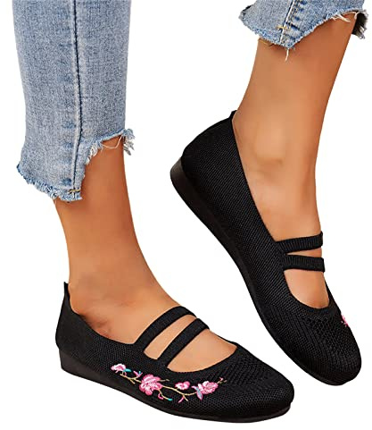 Chausson Ballerine Femme Plates pour Mariage Chaussure Confortable Mocassin Compensées Confort Chic Et Elegant Pantoufle a Enfiler Chaussures Mode Sport Bride