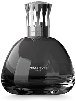 Millefiori Milano – Lampada Catalitica Grigio Fumé – Purifica e Profuma l’Ambiente con Design Elegante, Ideale per Casa e Ufficio