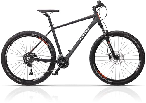 Airtracks 27,5 Zoll Herren MTB Mountainbike Fusion CR 27 x Gang Shimano Alivio RD-M3100 SGS - Rahmenhöhen 42, 46, 50 und 54 - (46cm (Körpergröße 165-175cm))