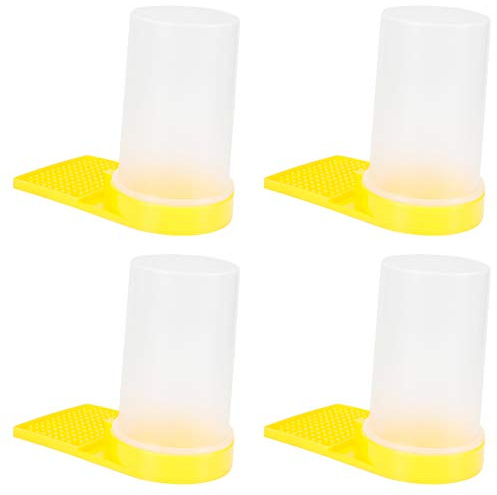 Conjunto de Alimentador de Entrada de Abejas: Dispensador de Plástico para Apicultura, Liviano y Fácil de Instalar
