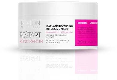 REVLON PROFESSIONAL RE/START Bond Repair – Damage Reversing Intensive Mask, 250 ml, silikonfreie, vegane Haarmaske für geschädigtes Haar, repariert Haarschäden, tiefenwirksame Pflege