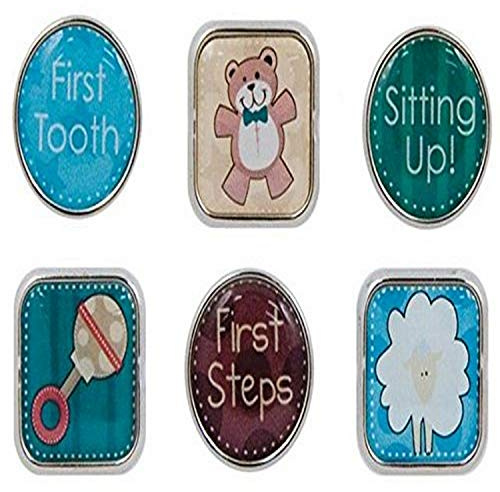Karen Foster Design Scrapbooking Bubble Brads, Baby's First, 12 x 12
