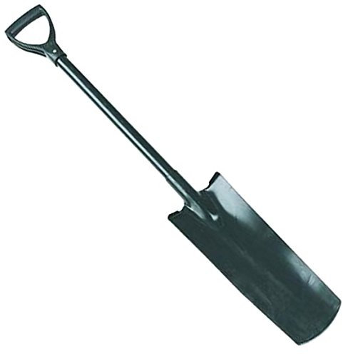 Durable 1150mm Drain Spade holes black hammered Contractors Building Tools S71