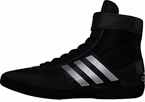 Adidas Performance Men's Combat Speed.5 Athletic Shoe, Black/Silver Metallic/Black, 15 M US