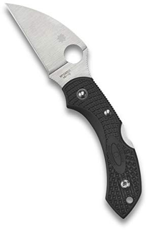 Spyderco Dragonfly 2 Folding Pocket Knife with 2.2 VG-10 Steel Blade and FRN Handle - EDC Knife for Men and Women, Perfect for Hunting, Tactical, Camping, Survival, Hiking - PlainEdge - C28FPWCBK2