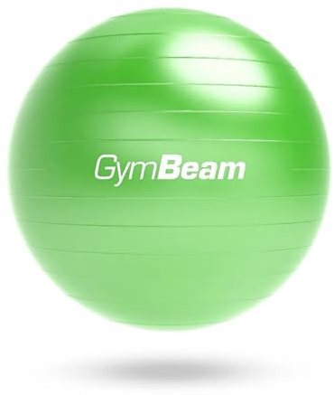GymBeam Gymnastikball 85 cm - Inkl. Pumpe, verbessert Stabilität und Körperkontrolle, lindert Rückenschmerzen, geeignet für Kräftigungsübungen und Prävention von Rückenschmerzen, Sitzball (Green)