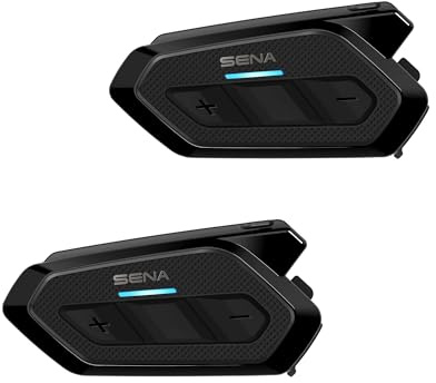 Sena Spider RT1 Système de Communication Mesh Compact pour Motos, Pack Double