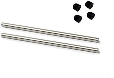 JZSMY 2Pcs Für Intex Pure Spa Hot Tub Impeller Pump Shaft Fix E90 Fehler (Edelstahlstange mit Haube)