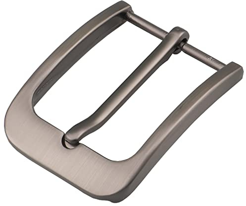 McFanBe bältesspänne 28 mm till 38 mm Single Prong Square bältesspännen för kvinnor män ersättning läderbälte, Spänne 13, 35mm