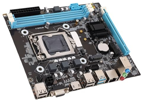 Sxhlseller H81 LGA 1150 Motherboard, M-ITX-Gaming-Motherboard mit Dual-Channel-DDR3-Steckplatz, Hochgeschwindigkeits-M.2-Schnittstelle für Game Office Home