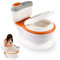 Mobiclinic® kids, Pot bebe toilette, Toikid, 1-3 ans, Son de décharge, Avec couvercle, Compartiment papier, Fonctionne piles, Cuvette amovible, Siège imperméable (orange)
