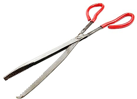 DINHEAROM Pinza Antiscivolo Per Pesca Granchi e Anguille in Metallo Clip Multiuso Per Aragoste Lama Serrata Per Presa Stabile Strumento Sicuro e Portatile Per Uso Domestico e Esterno