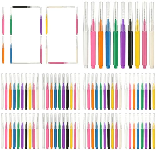 100 Pezzi Spazzolini Interdentali, Scovolino per Pulizia Denti, Scovolini Dentali in 6 Misure, per la Pulizia Degli Spazi Interdentali, Apparecchi Ortodontici