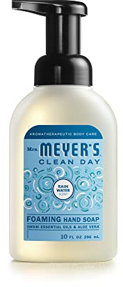 Mrs. Meyer’S Clean Day foaming Hand Soap, Rainwater Scent, 10 Oz Bottle