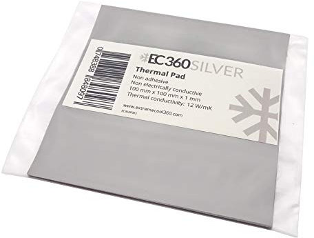 EC360® Silver 12W/mK Wärmeleitpad (100 x 100 x 1,0 mm)