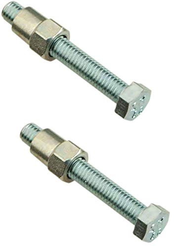 2x TENDEUR DE CHAINE MOBYLETTE MBK 41 51 DIAMETRE M5 x 0.8 CYCLOMOTEUR VIS ECROU