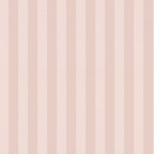 Randiga tapeter Profhome 312150-GU fibertapet strukturerad i traditionell stil matt rosa 5,33 m2