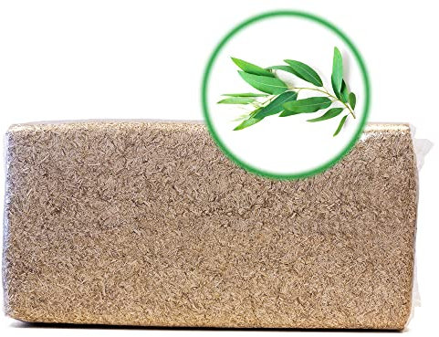 Terra Exotica Hanfeinstreu 14 kg (150L) Einstreu für Pferde, Hühner und Nager (mit Eukalyptus)