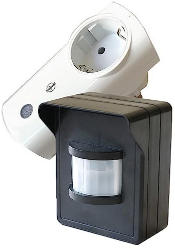 Pi-806: Intertechno Funkstecker IT-K2300 im Set komplett mit Funk-Bewegungsmelder DIW-44