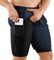 Niksa 1er Pack Herren 2 in 1 Shorts Schnelltrocknende Sporthose Herren Kurz 7 Atmungsaktiv Laufshorts mit Handytasche Sport Shorts, Marineblau, S