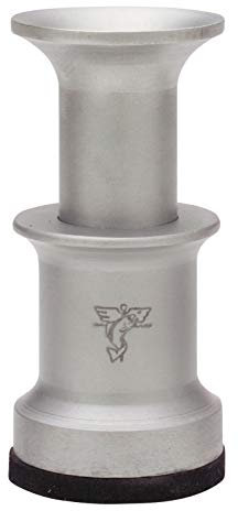 Dr. Slick Haarstapel, Größe M, 5,1 cm, mattes Satin, mit gepolstertem Boden, Aluminium