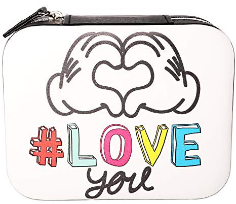 Disney Mickey Mouse Love You Schmuckkästchen aus Kunstleder