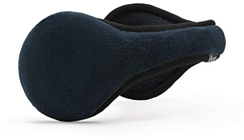 180s Men's Tec Fleece Behind-the-head Ear Warmer, Cold weather Winter Earmuffs (Navy, Ear-Warmer)
