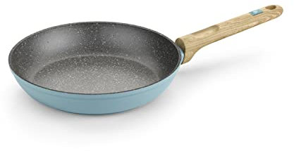 BRA NORDIK - Sartén 22 cm, Aluminio Forjado con Antiadherente, Apta para Todo Tipo de cocinas incluida inducción
