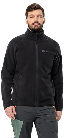 Jack Wolfskin Herren Waldsteig Fz M Fleece-Jacke, Schwarz, XXL EU