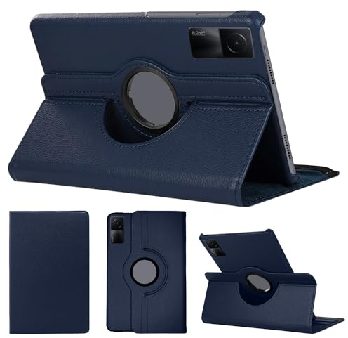 SWEIMEN Étui Rotatif pour Xiaomi Redmi Pad SE Tablette Housse de Protection avec Réveil Automatique Rotation Coque