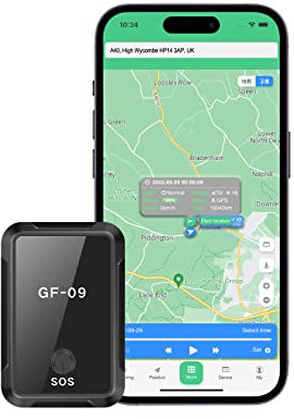 GPS Tracker,Portable Real Time GPS Locator Tracker for Luggage/Vehicle/Car/Children/Pets,Unlimited Range of Global Real Time Location Tracking(With Free App)