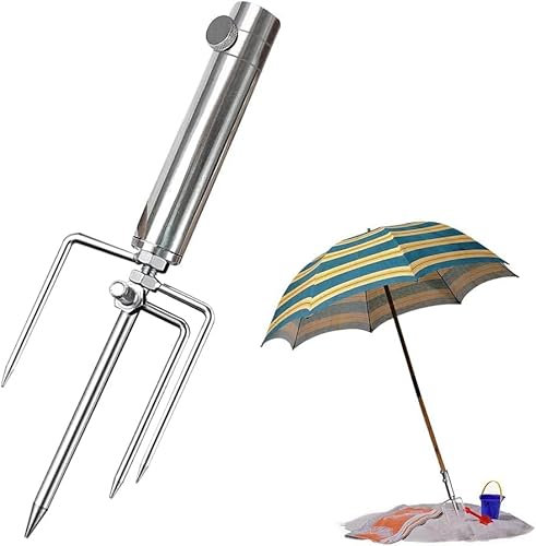 HuaMuDM RasendornSonnenschirm,Erdspieß,SonnenschirmhalterErdspießSonnenschirm,RasendornSonnenschirm,SchirmständerStrand,RasendornSonnenschirmständer,Abnehmbarer Sonnenschirmständer