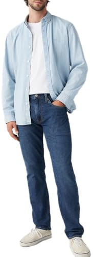 Levi's Men's 502 Taper Jeans, Part The Sea LTWT, 34W / 30L